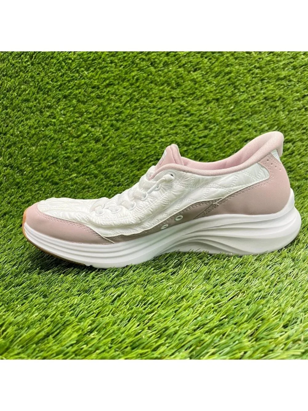Skechers Contour Foam-Cozy Fit Womens Size 7 Lavender Running Shoes Sneakers